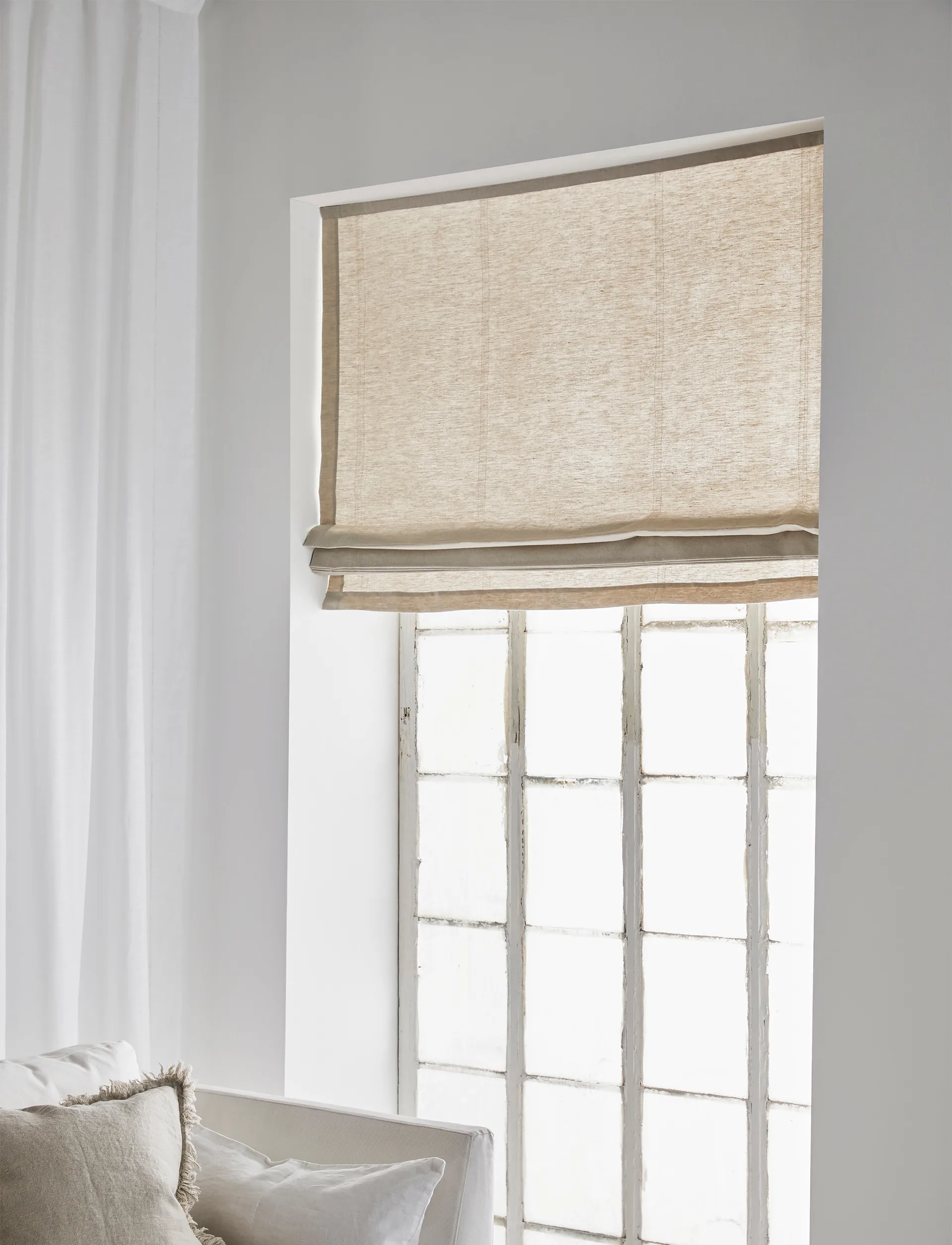 Ebba hissgardin 80x180 cm, Natural Himla
