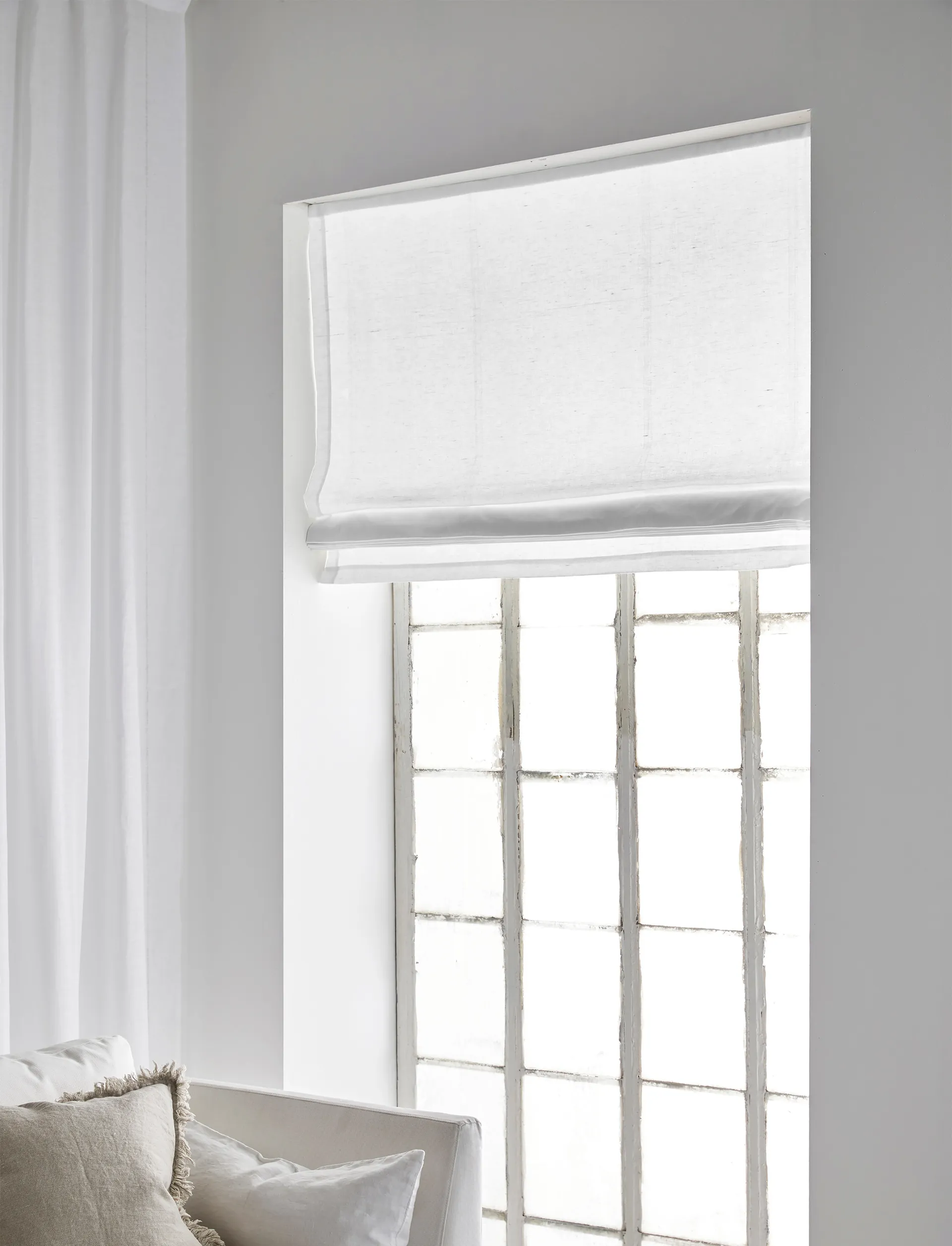 Ebba hissgardin Optical White, 60x180 cm Himla