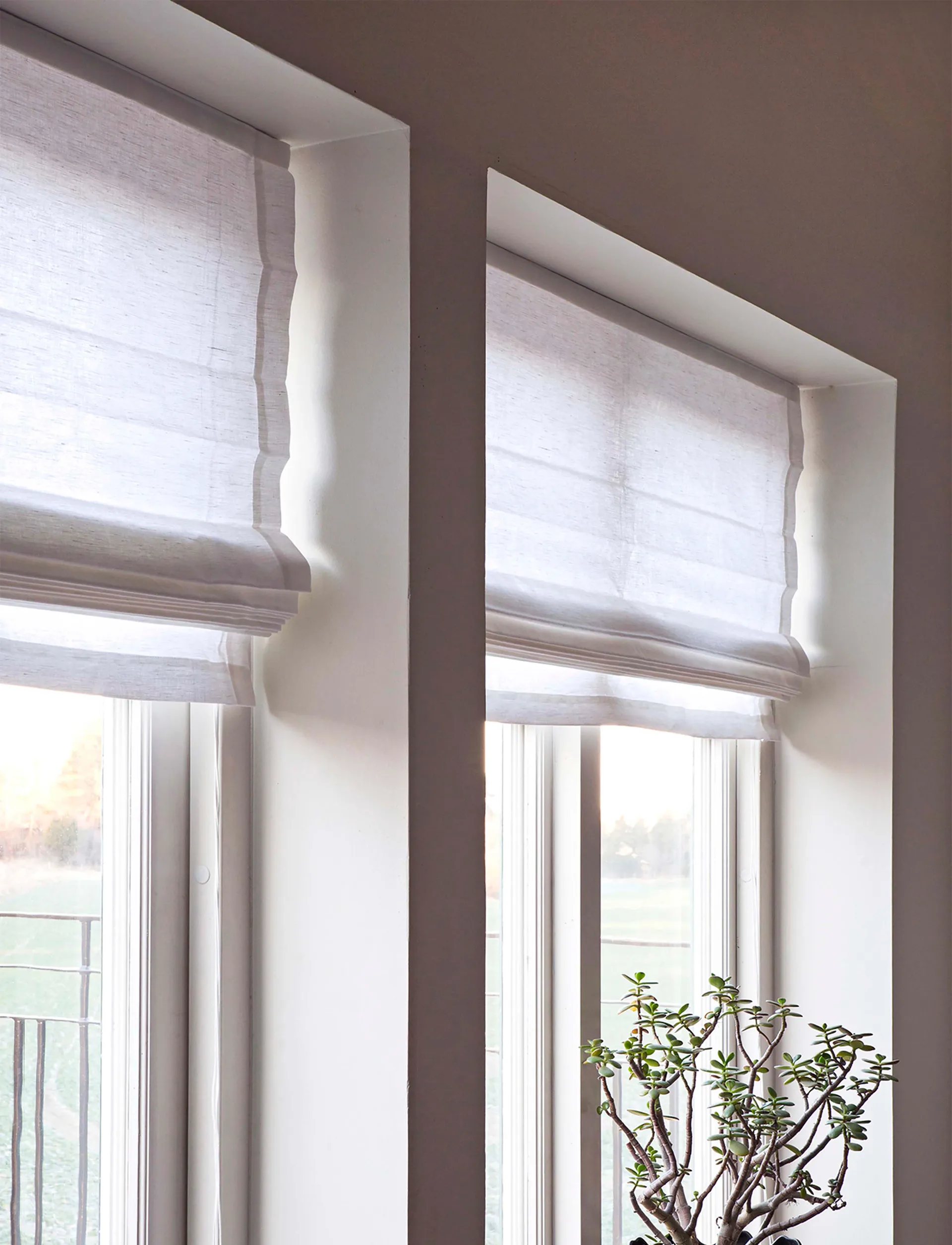 Ebba hissgardin Optical White, 60x180 cm Himla