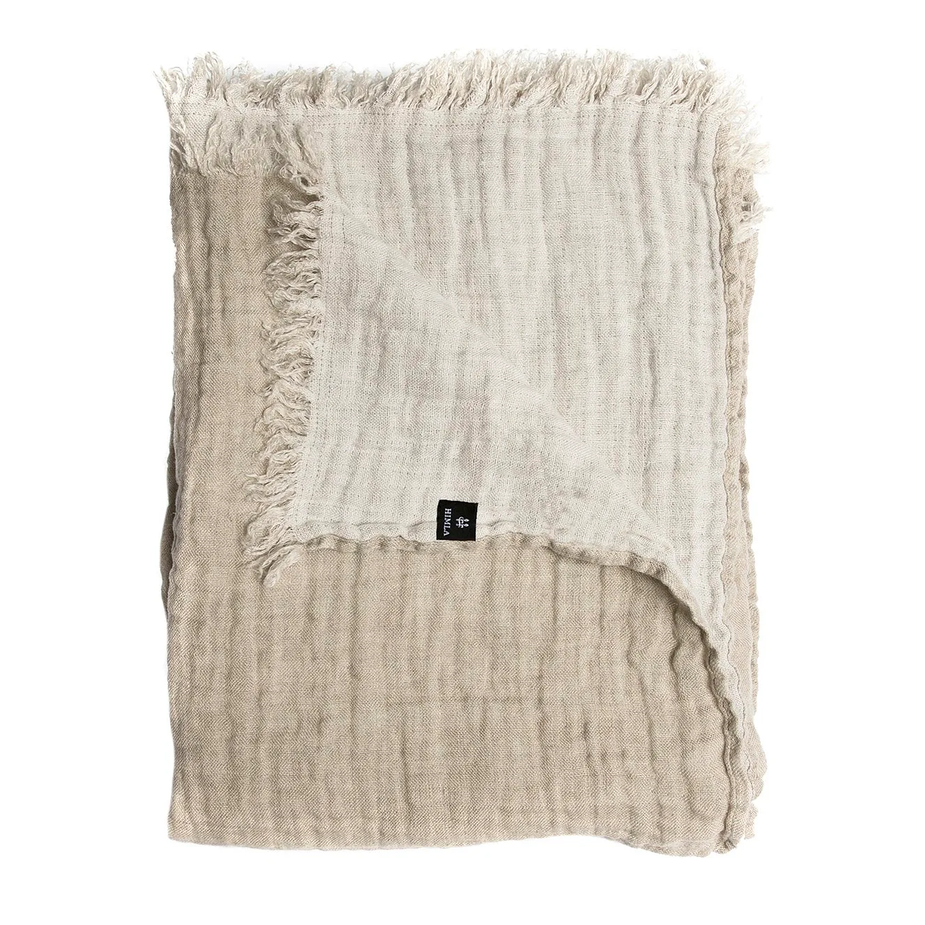 Himla Hannelin pläd 130x170 cm, natural-white (beige-vit)