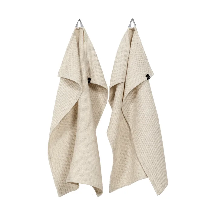 Hetty kökshandduk 50x70 cm 2-pack - Oatmeal - Himla