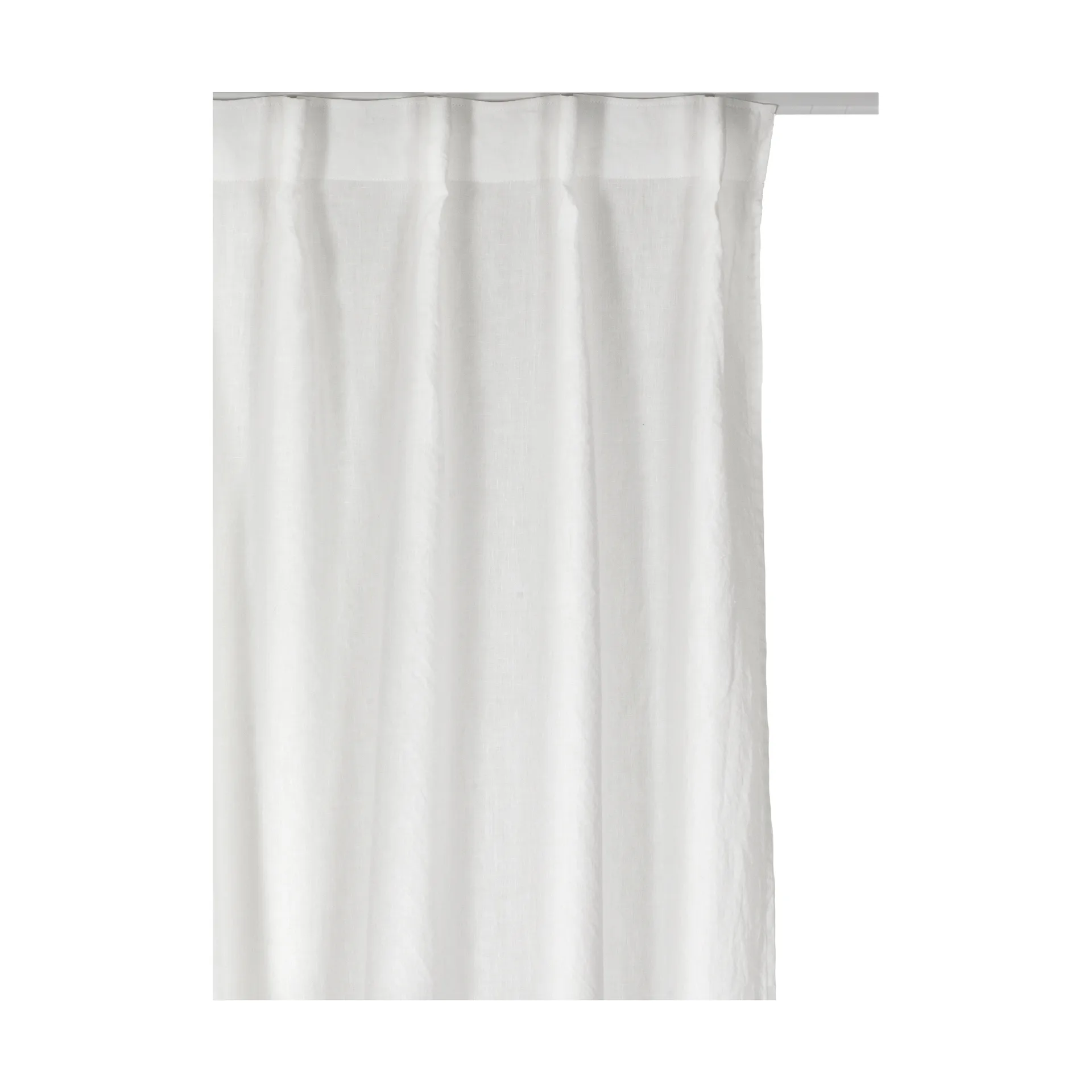 Sunrise gardin med veckband 140x250 cm, White Himla