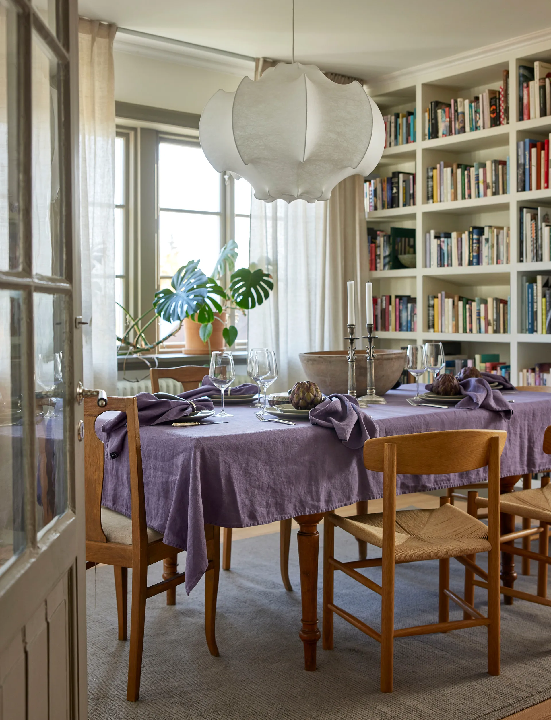 Sunshine bordsduk, Lavender, 145x330 cm Himla