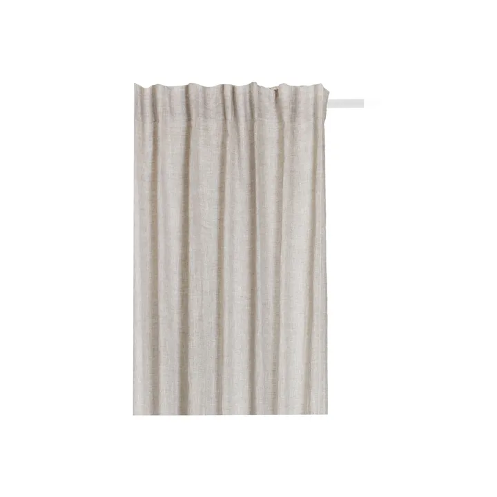 Sunshine gardin med veckband 140x250 cm - Oatmeal - Himla