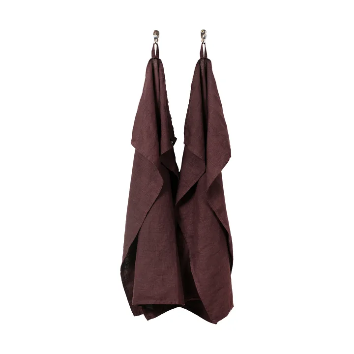 Sunshine kökshandduk 50x70 cm 2-pack - Burgundy (röd) - Himla
