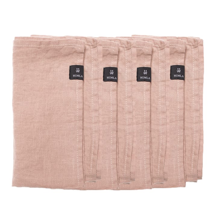 Sunshine servett 4-pack, Nude (rosa) Himla