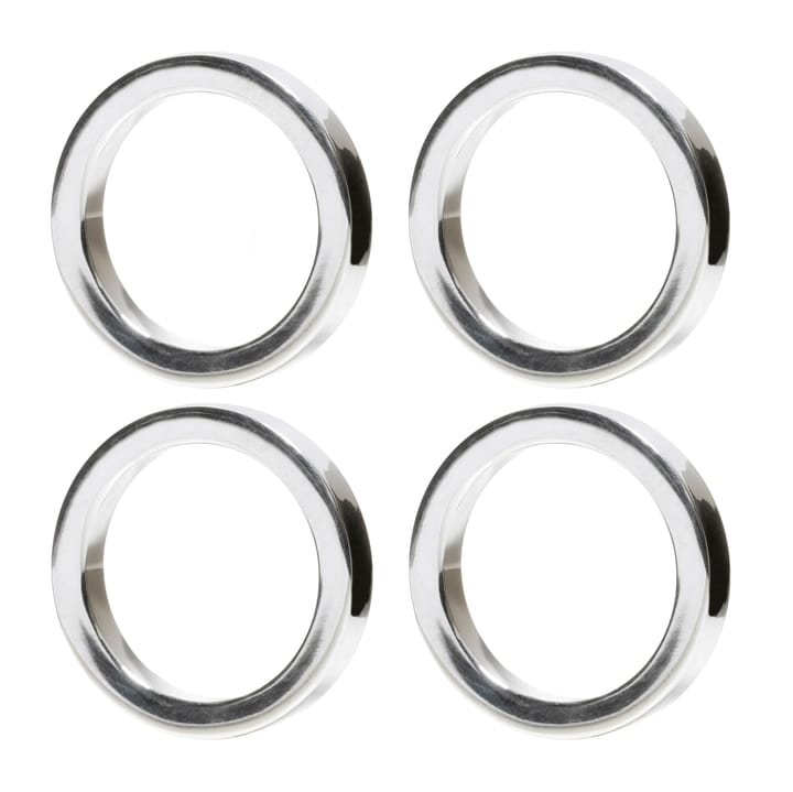 Vasa servettring 4-pack, Silver Himla