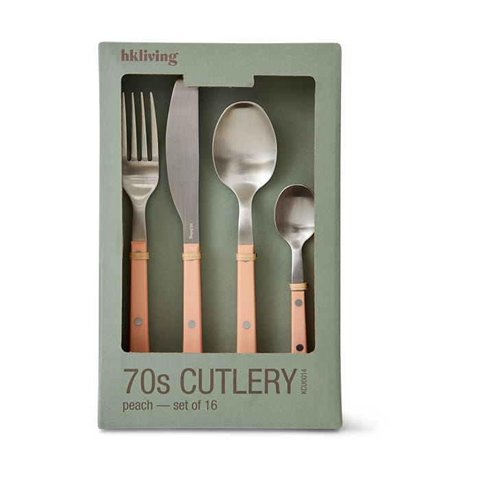 70's bestickset 16 delar - Peach - HKliving