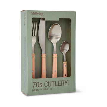 70's bestickset 16 delar - Peach - HKliving