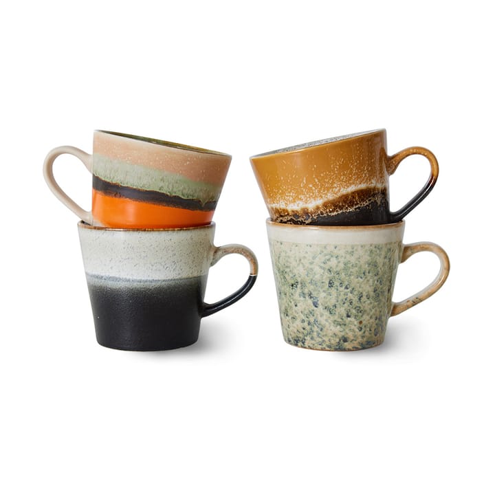 70's cappuccinomugg 4-pack, Verve HKliving