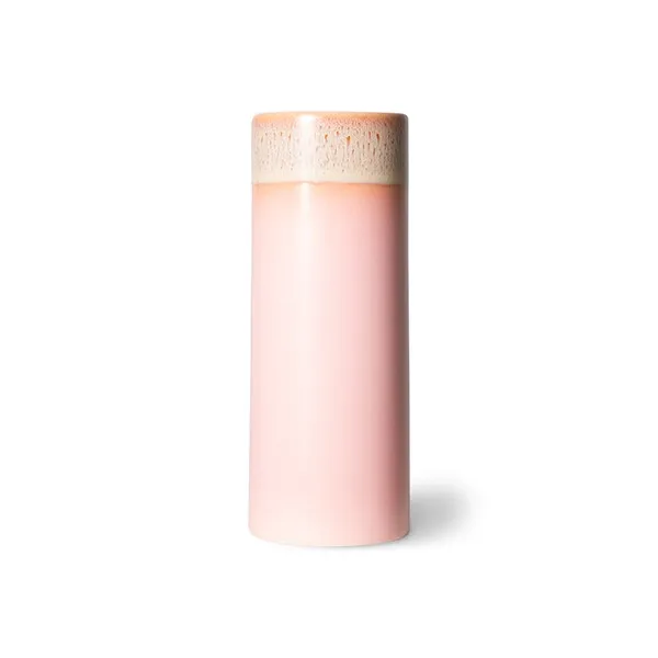70s ceramics vas XS Ø7,5x19 cm, Rosa HKliving