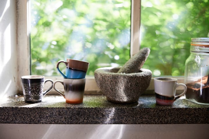 70's espresso mugg 4-pack, Funky HKliving