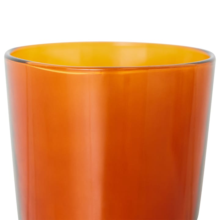 70's glassware teglas 20 cl 4-pack, Amber brown HKliving