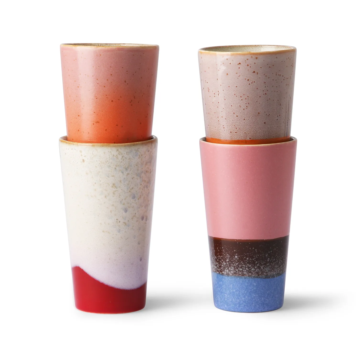 70's lattemugg 4-pack, Multi HKliving