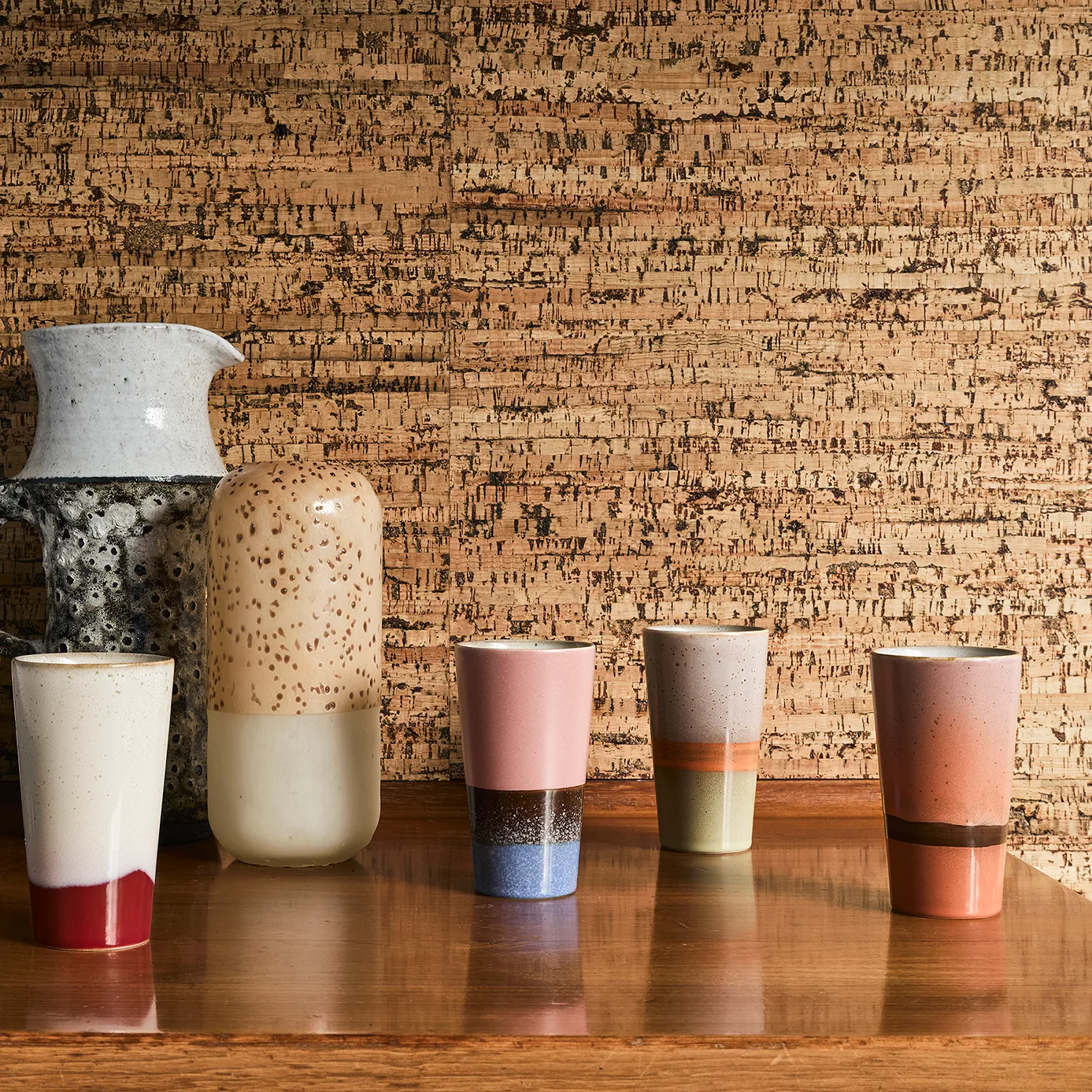 70's lattemugg 4-pack, Multi HKliving