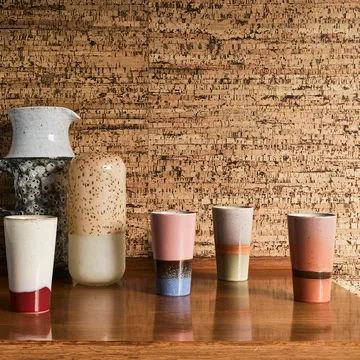 70's lattemugg 4-pack - Multi - HKliving