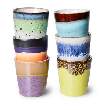 70's mugg 6-pack - Multi - HKliving