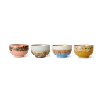 70's skål Ø13,5 cm 4-pack - Seabreeze - HKliving