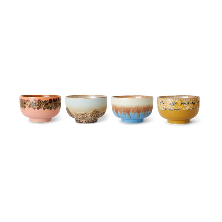 70's skål Ø13,5 cm 4-pack, Seabreeze HKliving