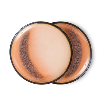 Läs mer om HKliving 70s tallrik Ø17,5 cm 2-pack Horizon