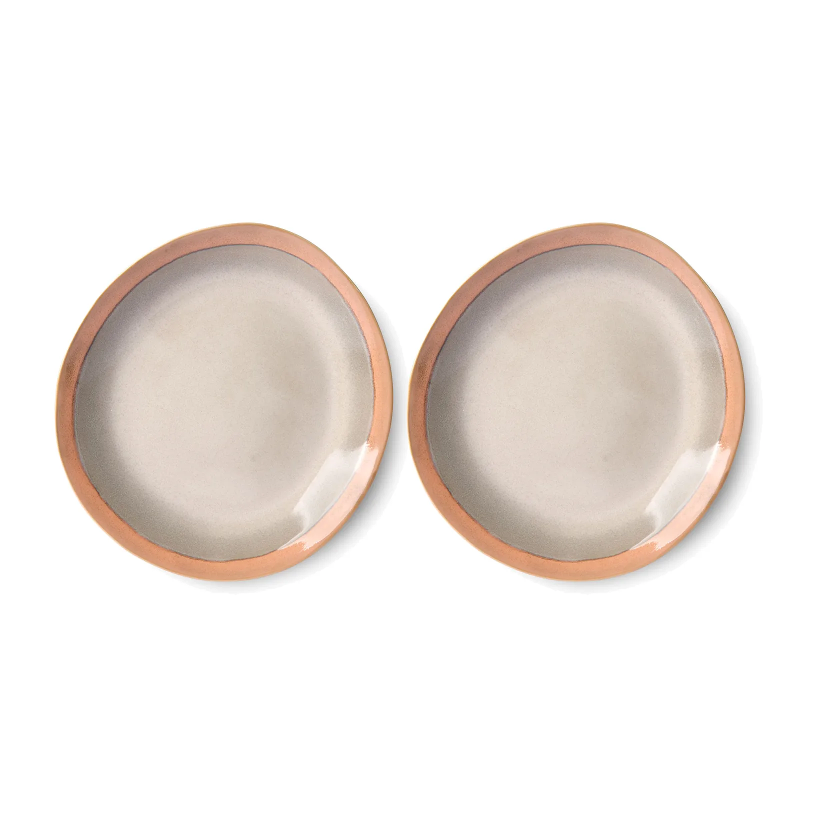 70's tallrik 22 cm 2-pack, Earth HKliving