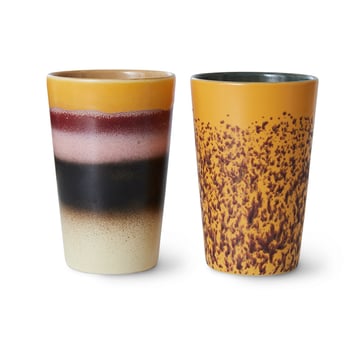 HKliving 70’s temugg 46 cl 2 delar Beach