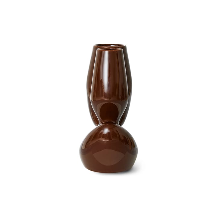 Ceramic organic vas large 25 cm, Espresso HKliving