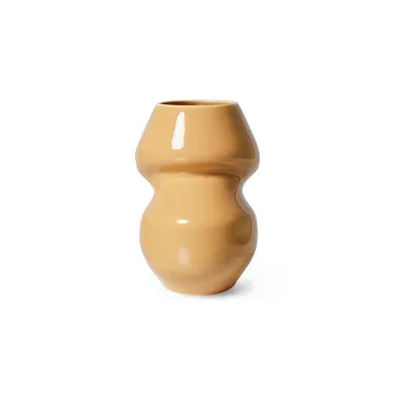 Ceramic organic vas small 19 cm - Cappuccino - HKliving