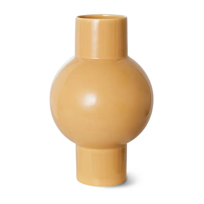 Ceramic vas medium 32 cm, Cappuccino HKliving