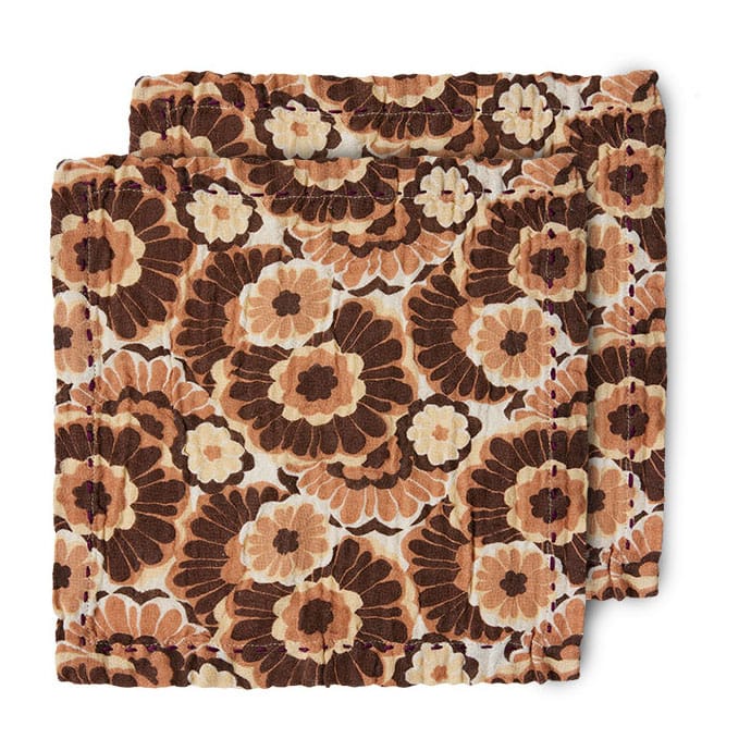 Floral bomullsservett 30x30 cm 2-pack, Vintage HKliving