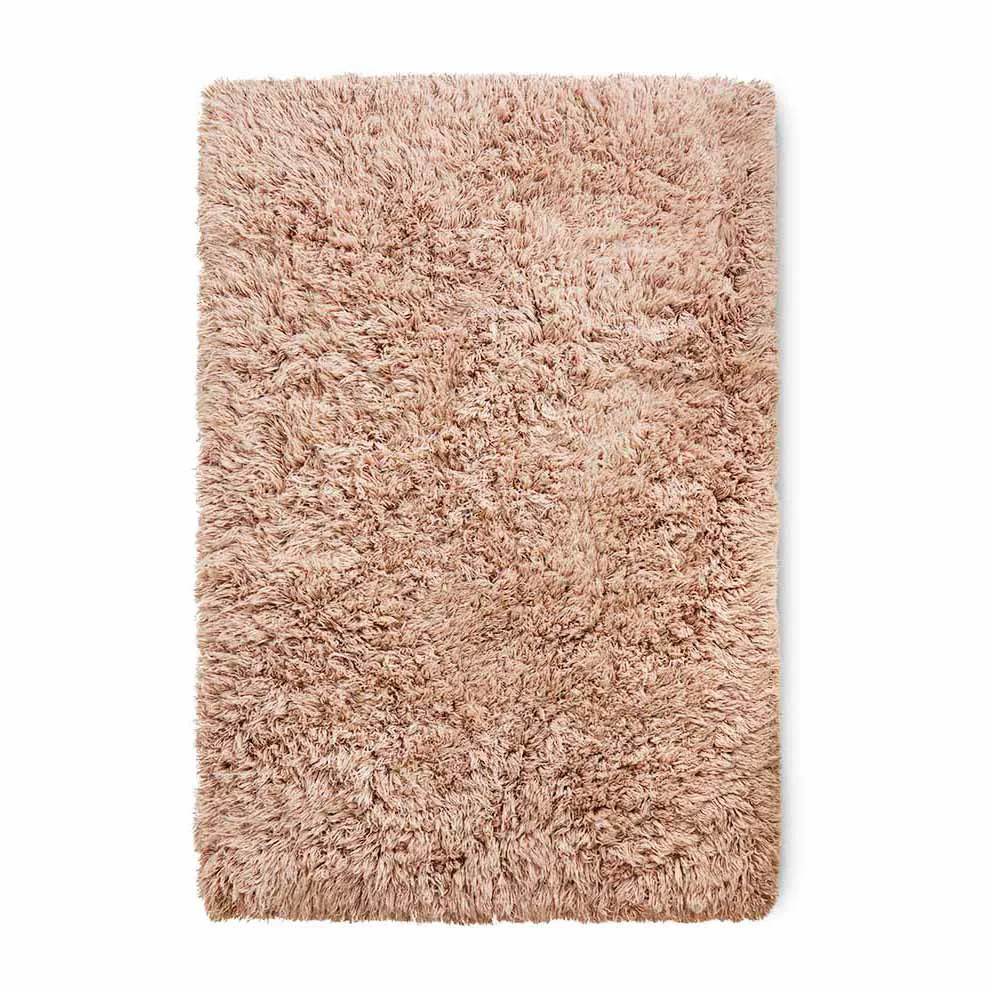 Fluffy matta, 200x300 cm, soft pink HKliving