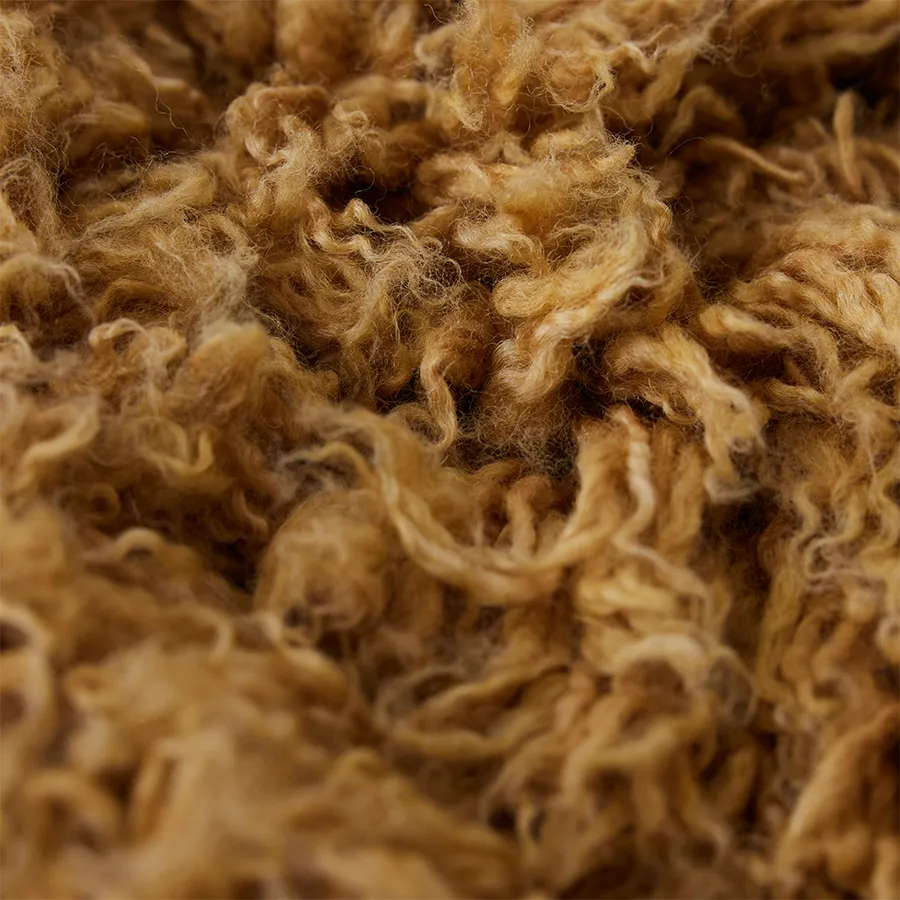 Fluffy matta rund, Ø200 cm, caramel HKliving