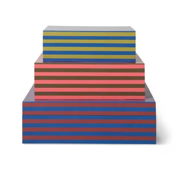 Förvaringslåda med lock 3 delar - Dusk - HKliving