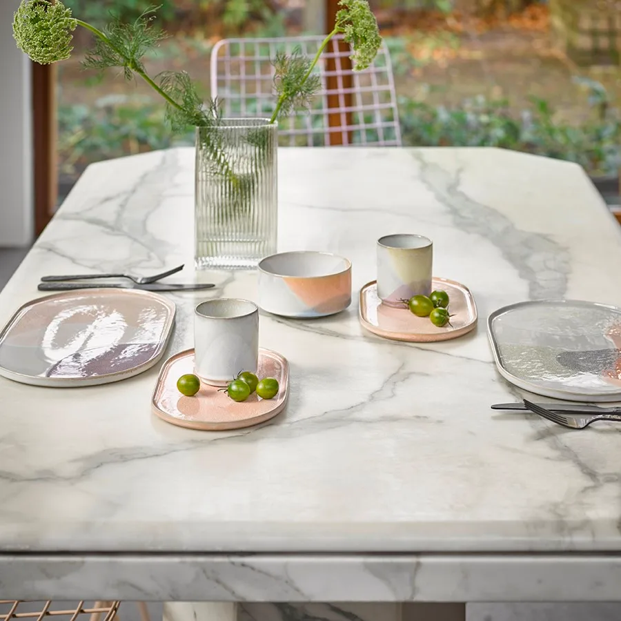 Gallery ceramics skål Ø12 cm, Blå-peach HKliving