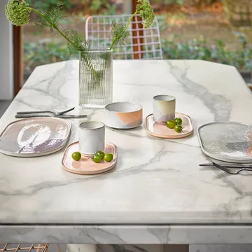 Gallery ceramics skål Ø12 cm - Blå-peach - HKliving