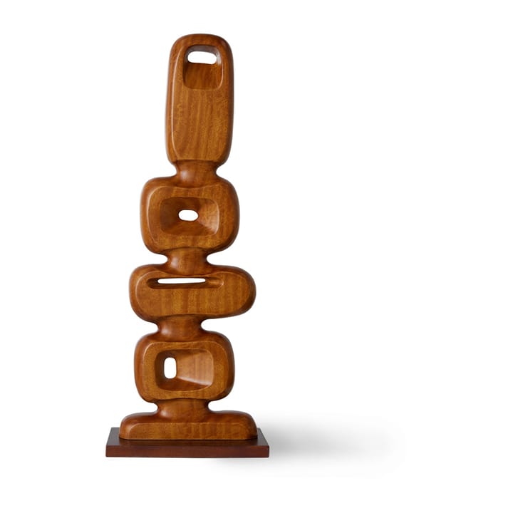 Hand carved wooden sculpture 71 cm - Brown - HKliving