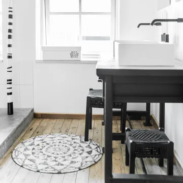 HKliving badrumsmatta rund - Ø 60 cm - HKliving