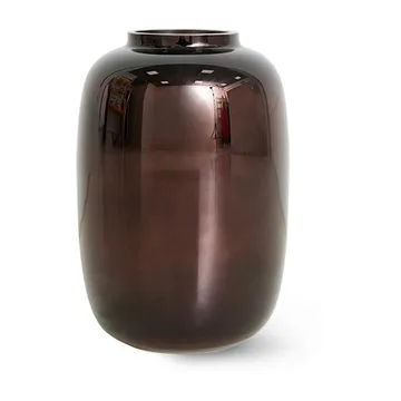 Hkliving glasvas chrome 20,2 cm - Brown metallic - HKliving