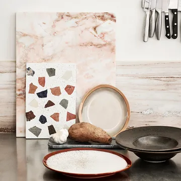 HKliving marmor skärbräda 50x40 cm - Rosa - HKliving