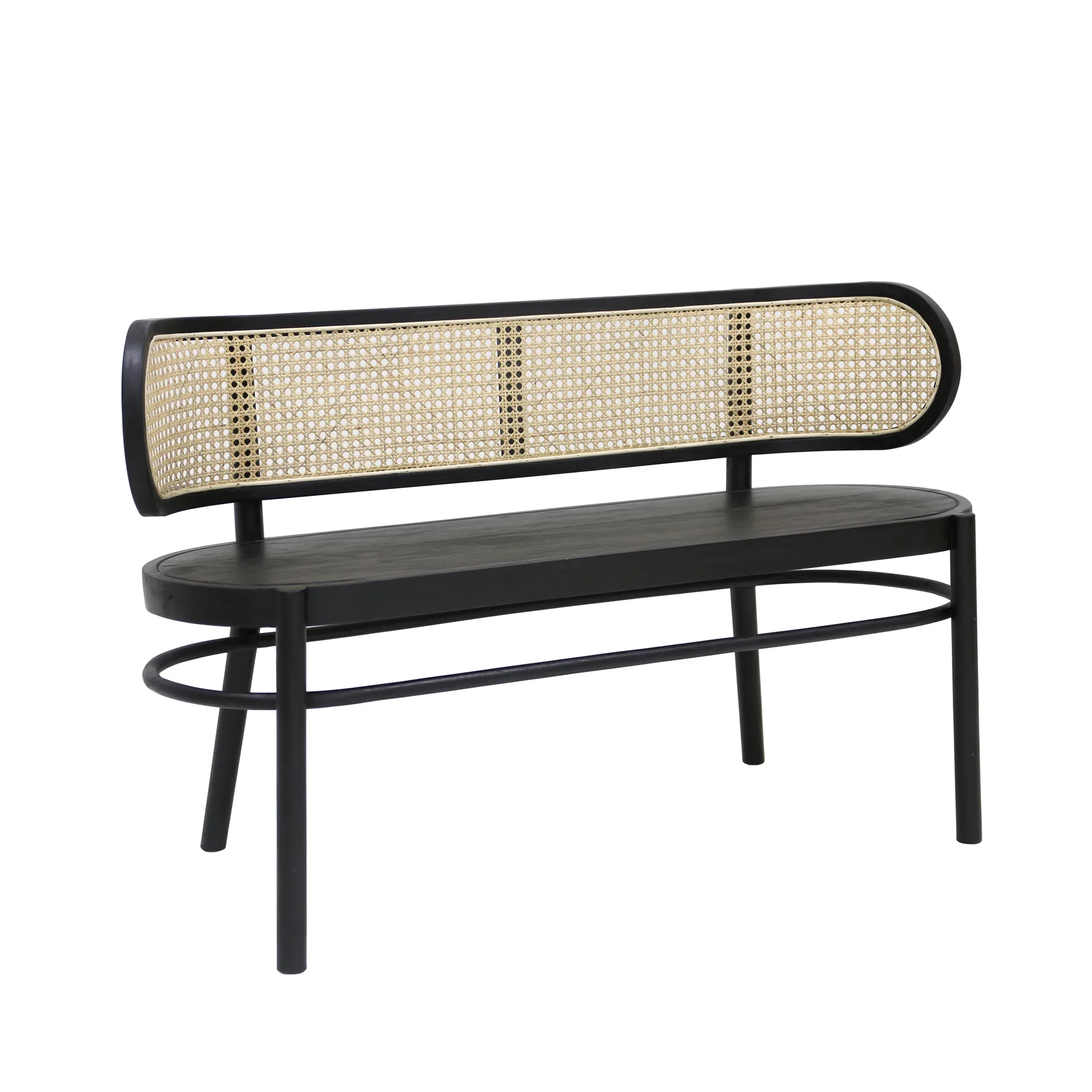 HKliving retro bänk, svart HKliving