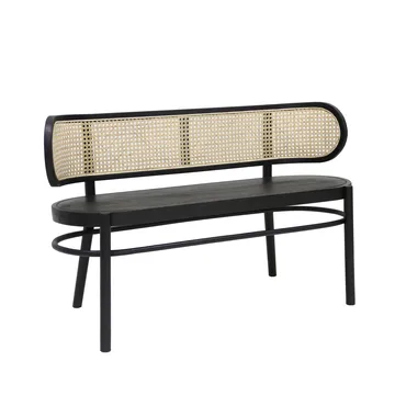 HKliving retro bänk - svart - HKliving