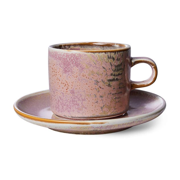 Home Chef kopp med fat 22 cl, Rustic pink HKliving