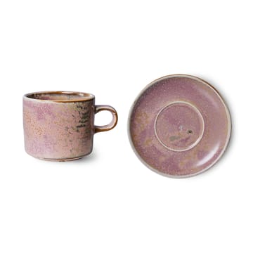 Home Chef kopp med fat 22 cl - Rustic pink - HKliving