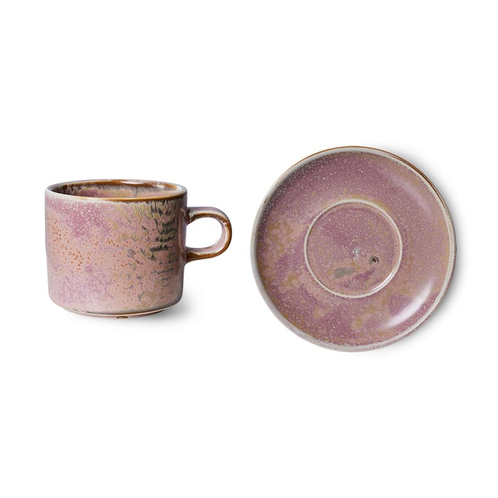 Home Chef kopp med fat 22 cl, Rustic pink HKliving