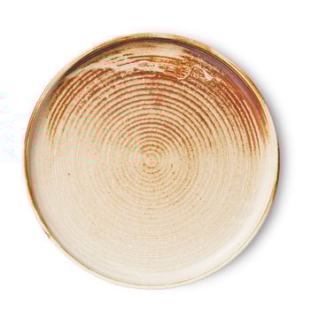HKliving Home Chef side plate assiette Ø20 cm Rustic cream-brown