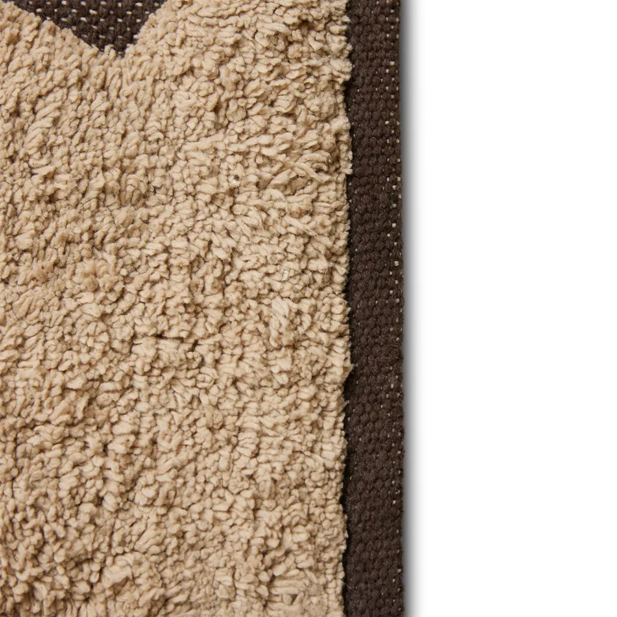 Interplay badrumsmatta 70x120 cm, Brown HKliving