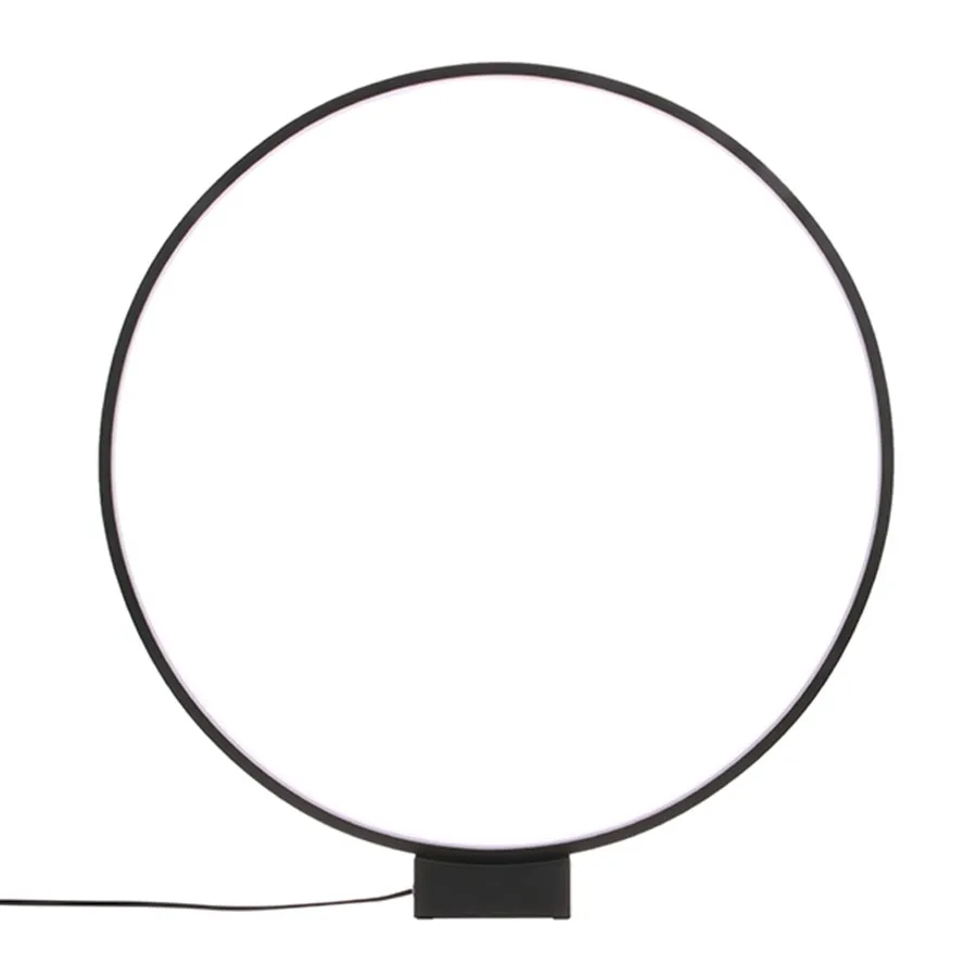 Luminous circle bordslampa 60 cm, Svart HKliving