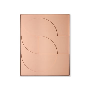 Läs mer om HKliving Relief väggkonst L 80x100 cm Peach