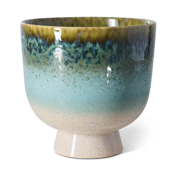 Retro blomkruka Ø20,5 cm - Lagoon - HKliving