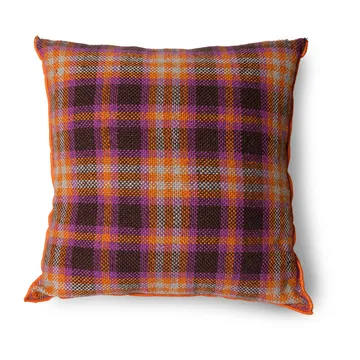 Retro Porch Night kudde 50x50 cm - Red/orange/pink/black - HKliving